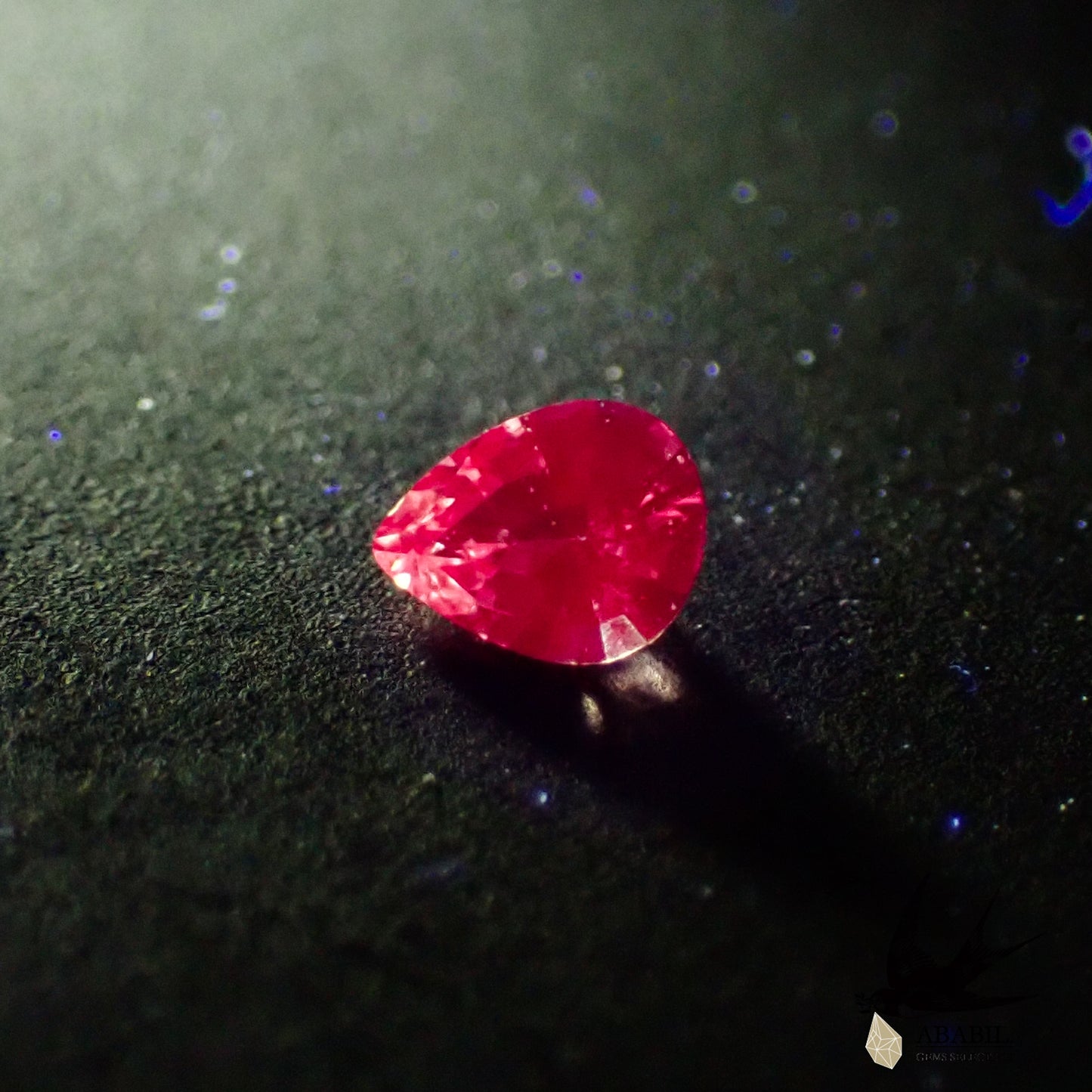 Natural padparadscha sapphire 0.072ct [Sri Lanka] ★Glow specialty ★Fluorescence 