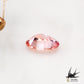 Natural padparadscha sapphire 0.097ct [Sri Lanka] ★Glow specialty ★Fluorescence included