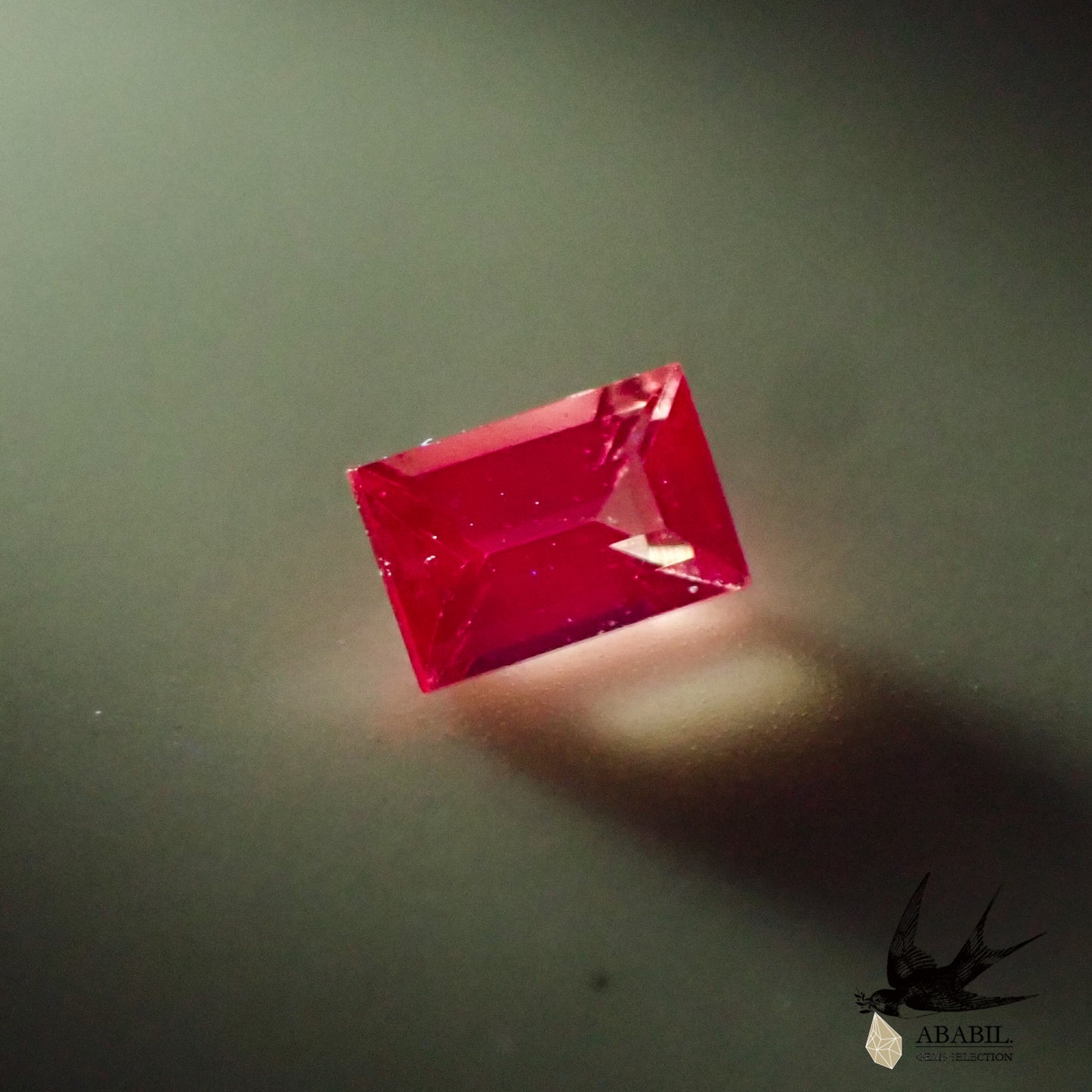 Natural padparadscha sapphire 0.100ct [Sri Lanka] ★Glow specialty ★Fluorescence included 