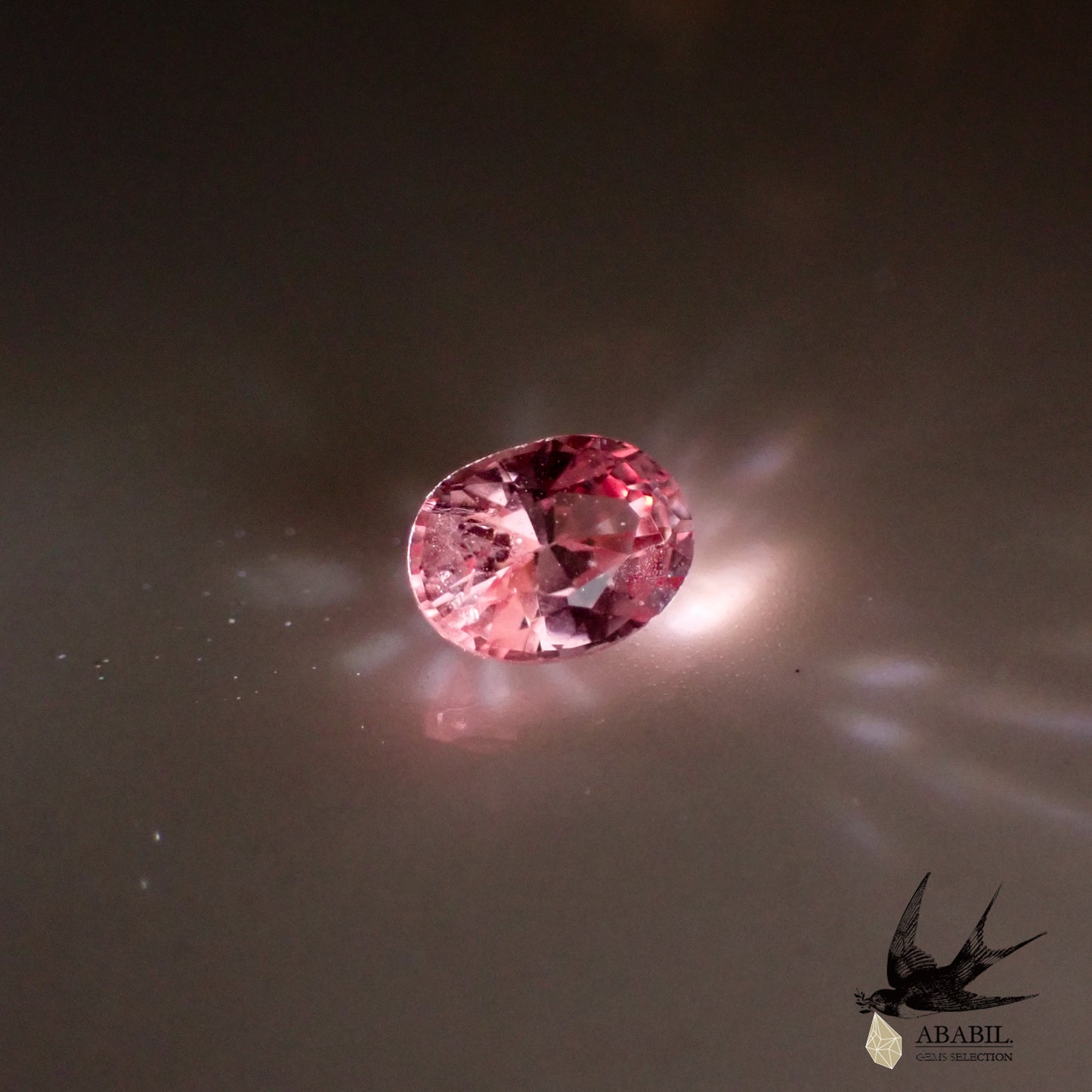 Natural padparadscha sapphire 0.324ct [Sri Lanka] ★Glow specialty ★Fluorescence included 