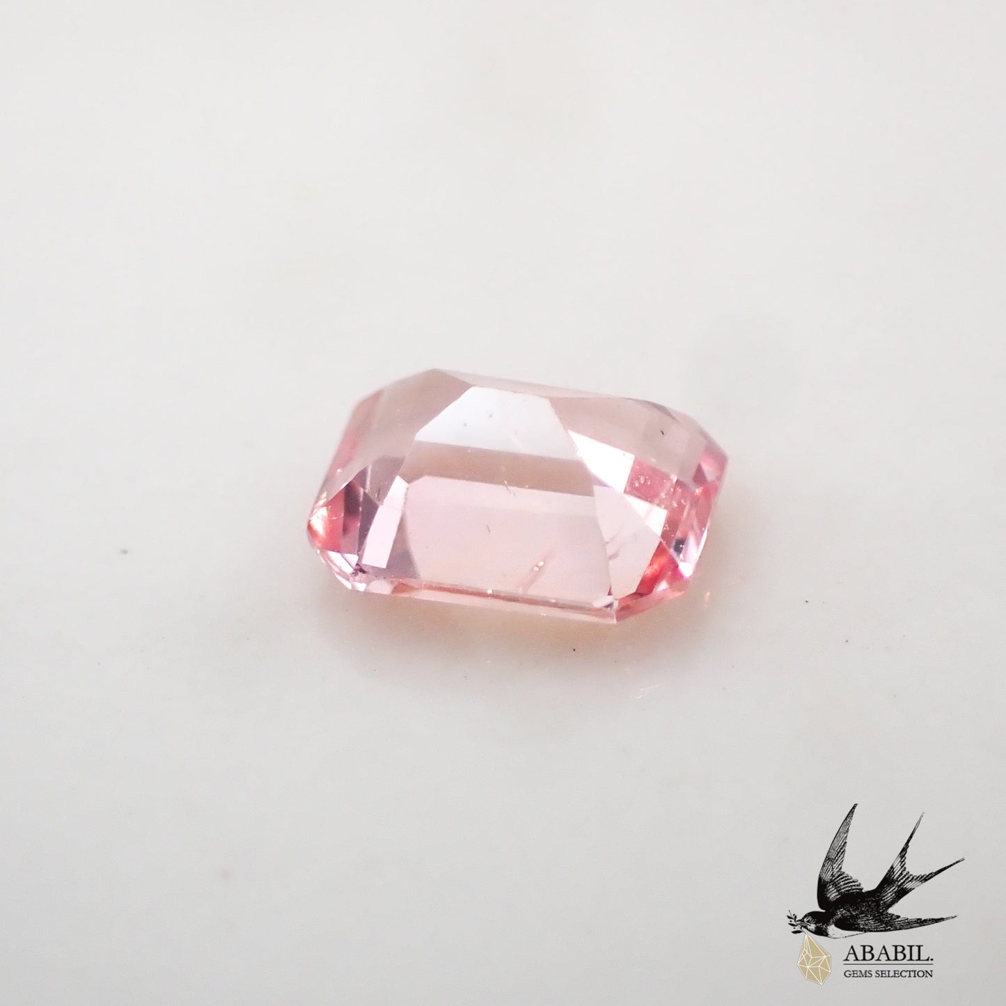 Natural padparadscha sapphire 0.350ct [Sri Lanka] ★Glow specialty ★Fluorescence included 
