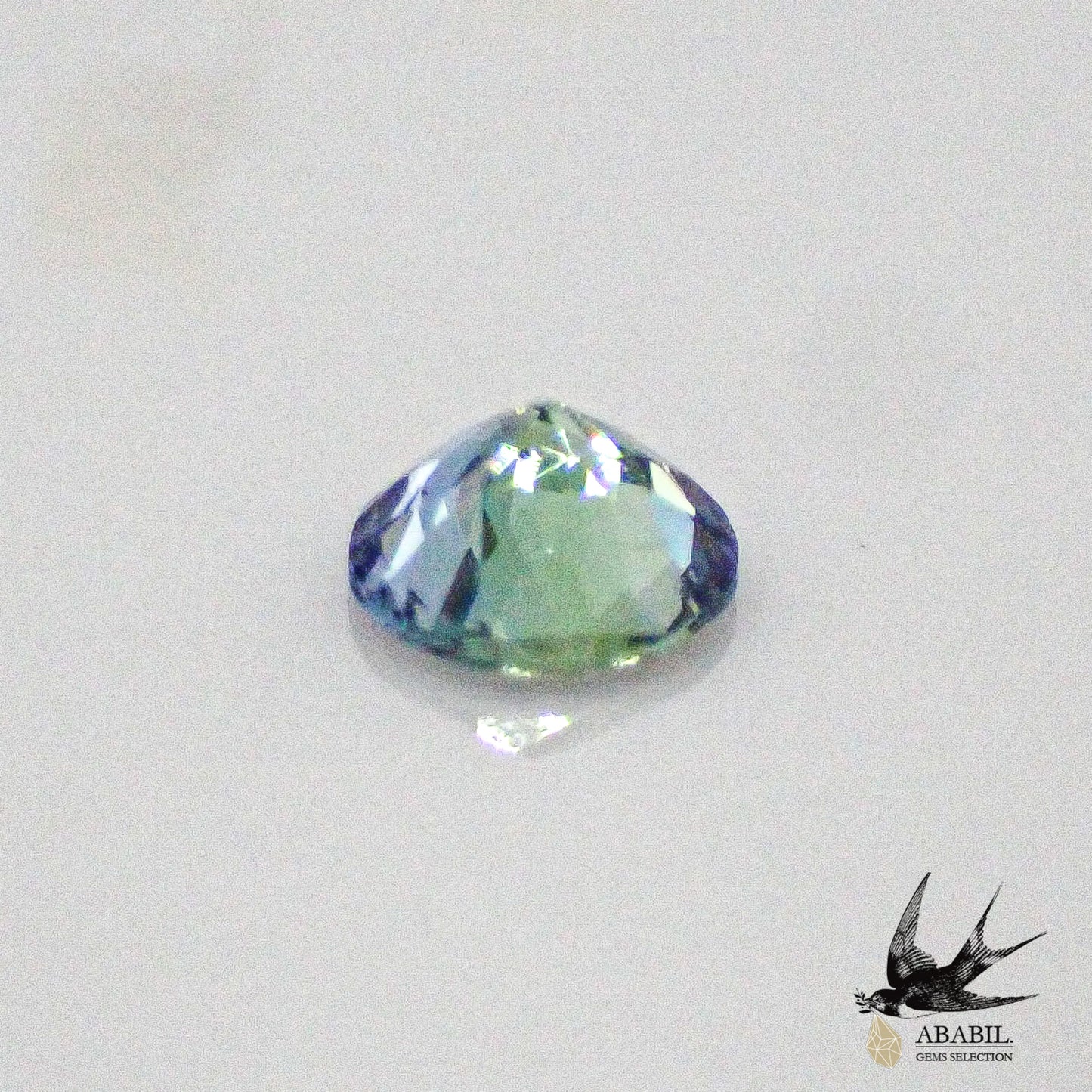 Natural bicolor tanzanite (zoisite) 0.513ct [Tanzania] ★ Multicolor gem ★ 