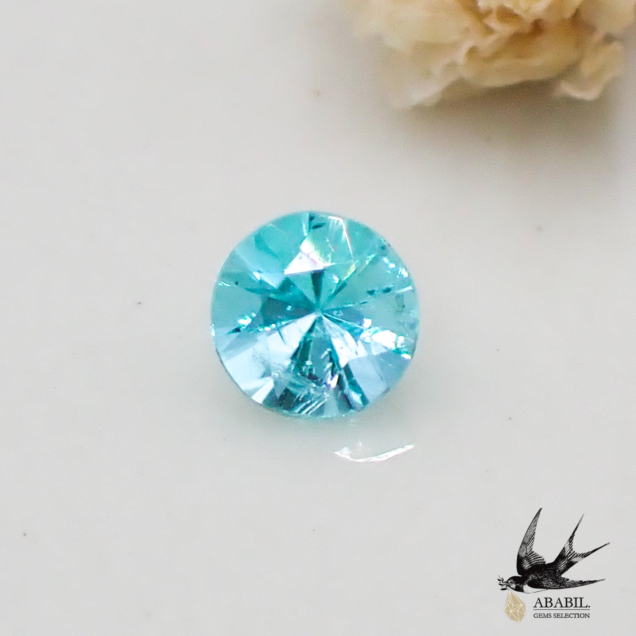 天然パライバトルマリン0.088ct【ブラジル】☆ネオンブルー、蛍光色☆ – ABABIL.gems