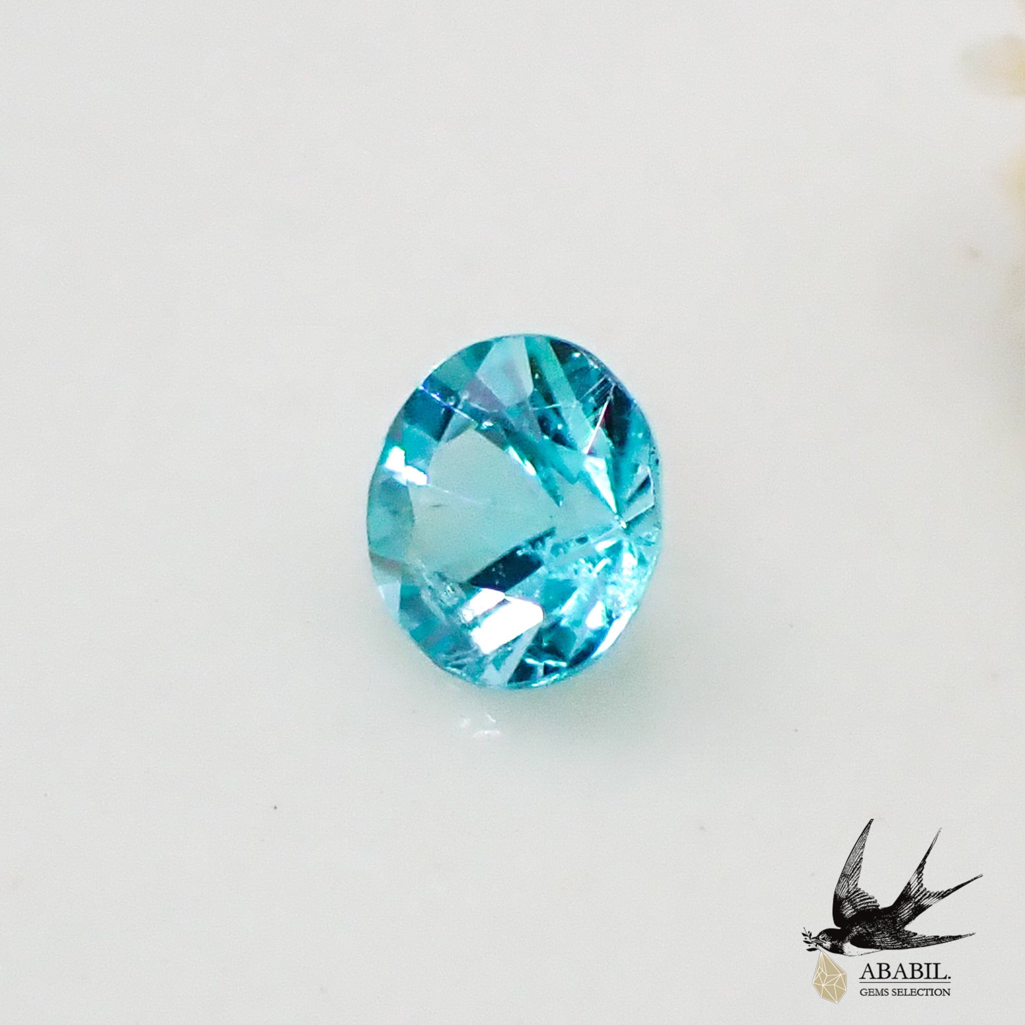 天然パライバトルマリン0.088ct【ブラジル】☆ネオンブルー、蛍光色☆ – ABABIL.gems