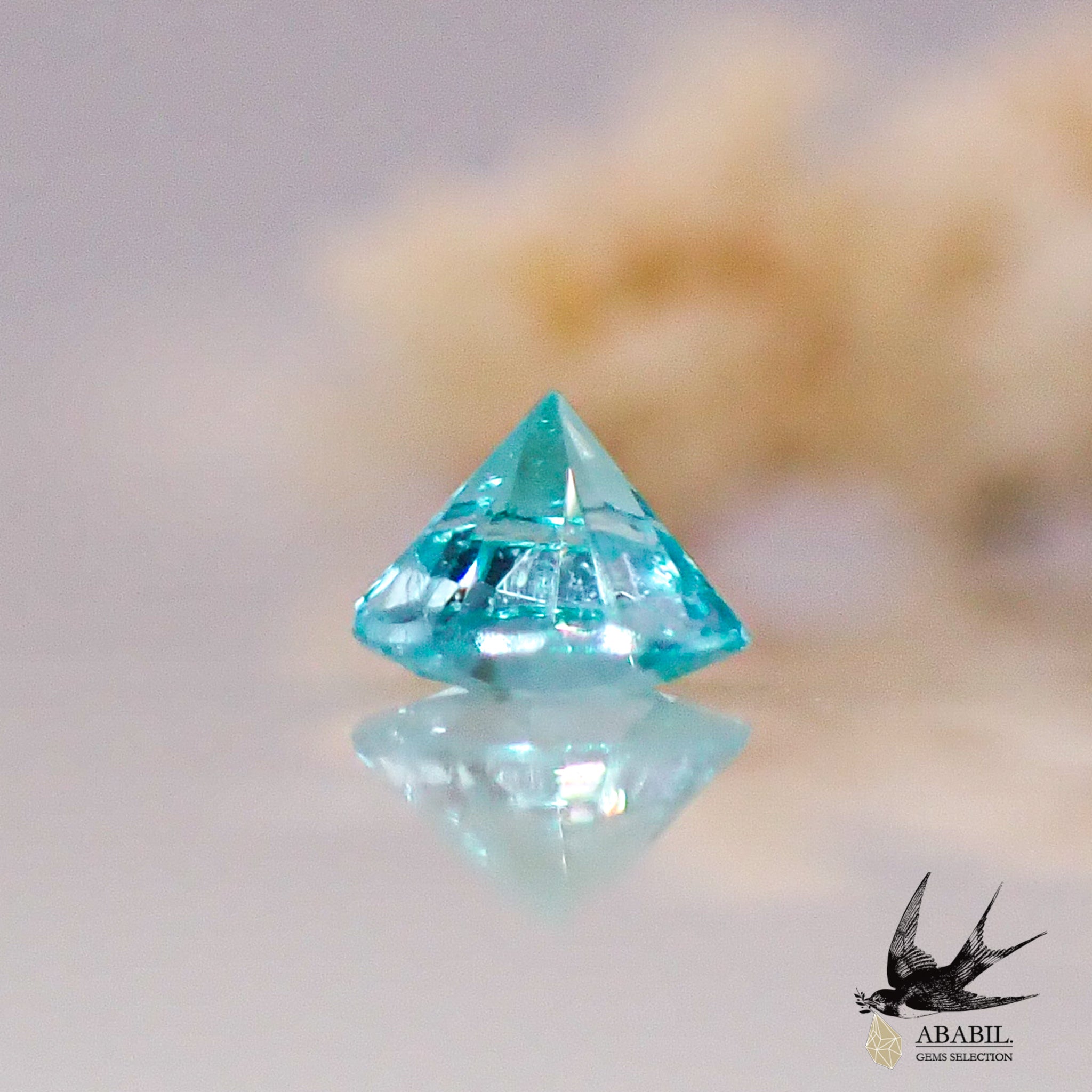 天然パライバトルマリン0.088ct【ブラジル】☆ネオンブルー、蛍光色☆ – ABABIL.gems 2610円