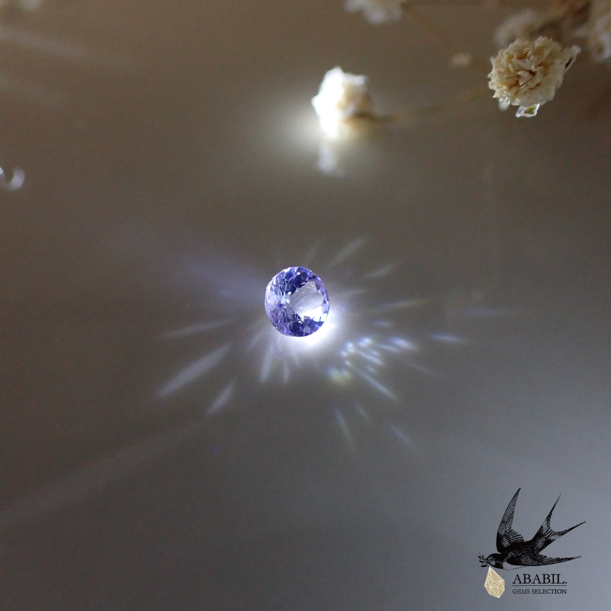 天然石ラベンダーゾイサイト 天然ラベンダーゾイサイト0.367ct【タンザニア】☆優しい