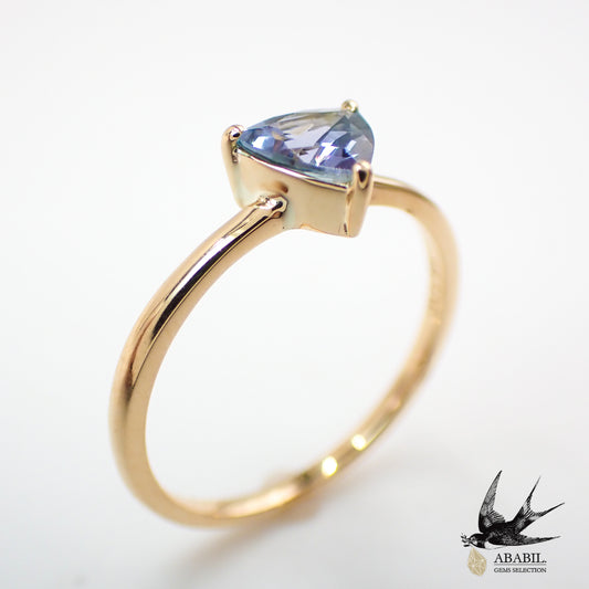 Artwork・Simple elegant ring [bicolor tanzanite]