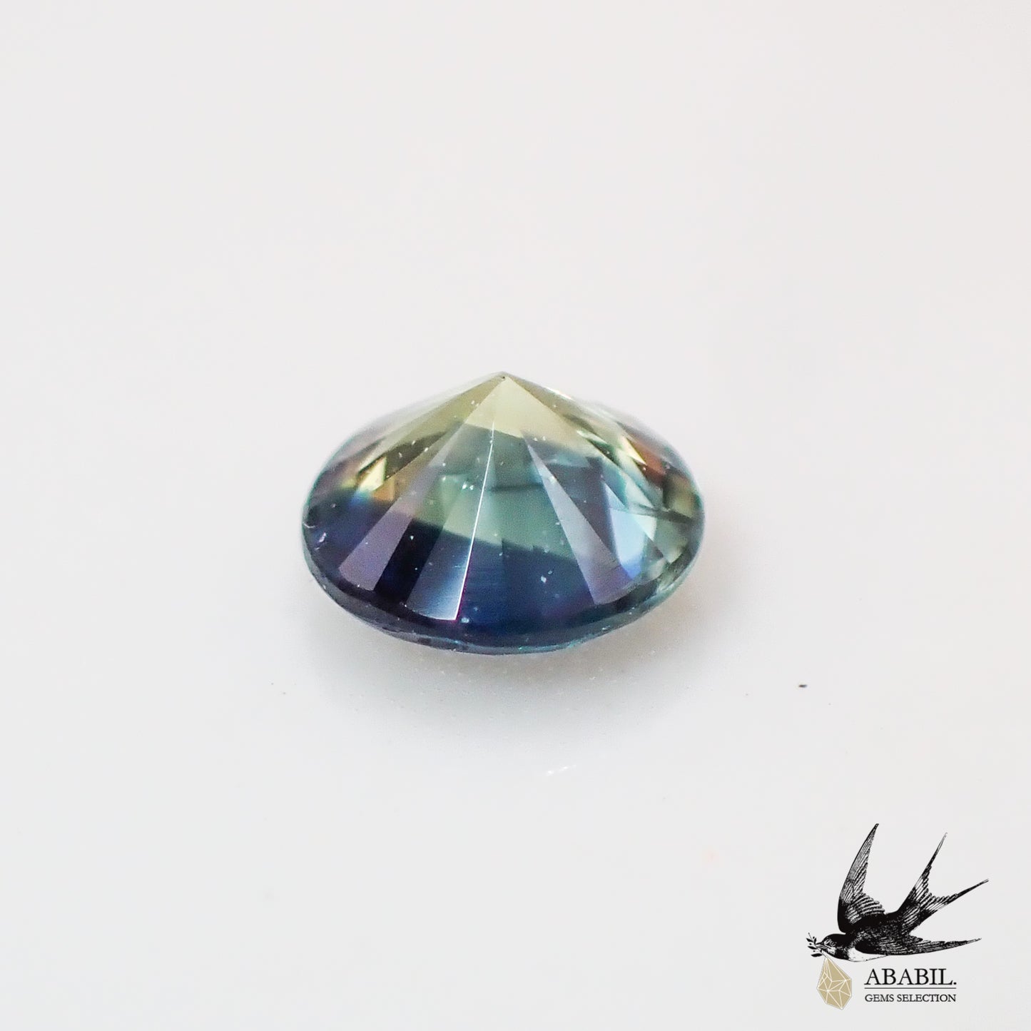 Natural bicolor sapphire 0.165ct [Africa] Blue yellow 