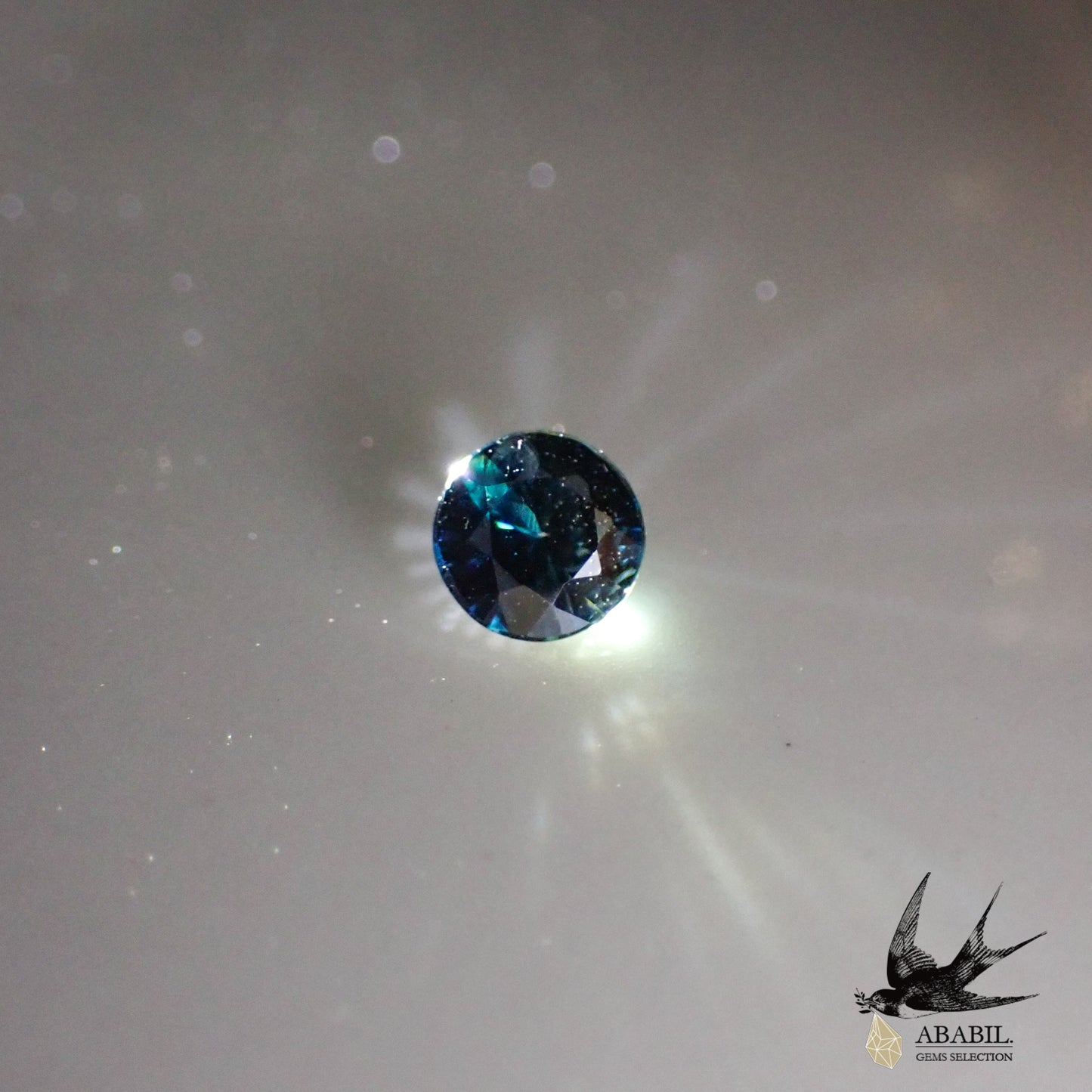 Natural bicolor sapphire 0.165ct [Africa] Blue yellow 
