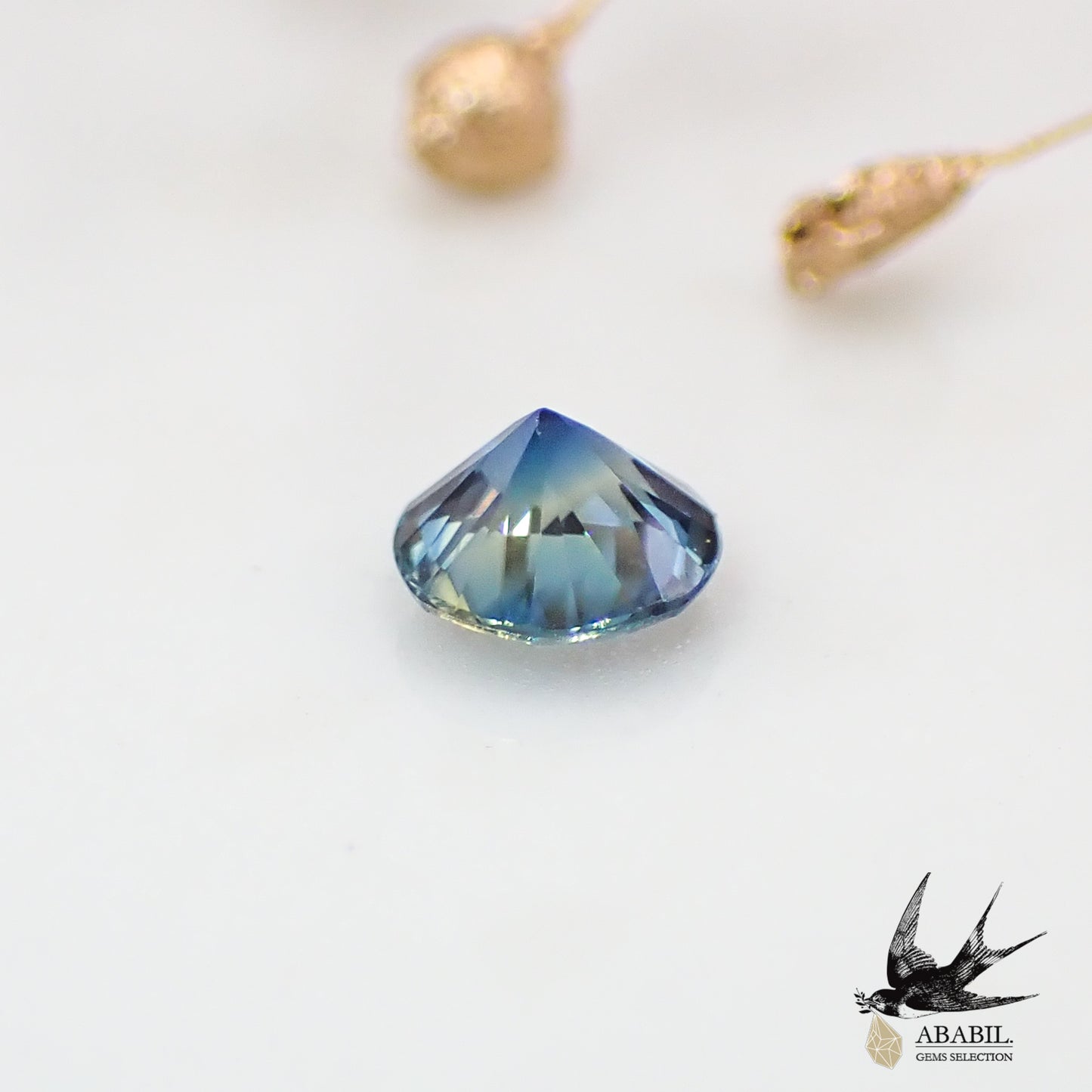 天然雙色藍寶石 0.221ct [Africa] Blue yellow 