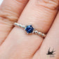 Natural bicolor sapphire 0.221ct [Africa] Blue yellow 