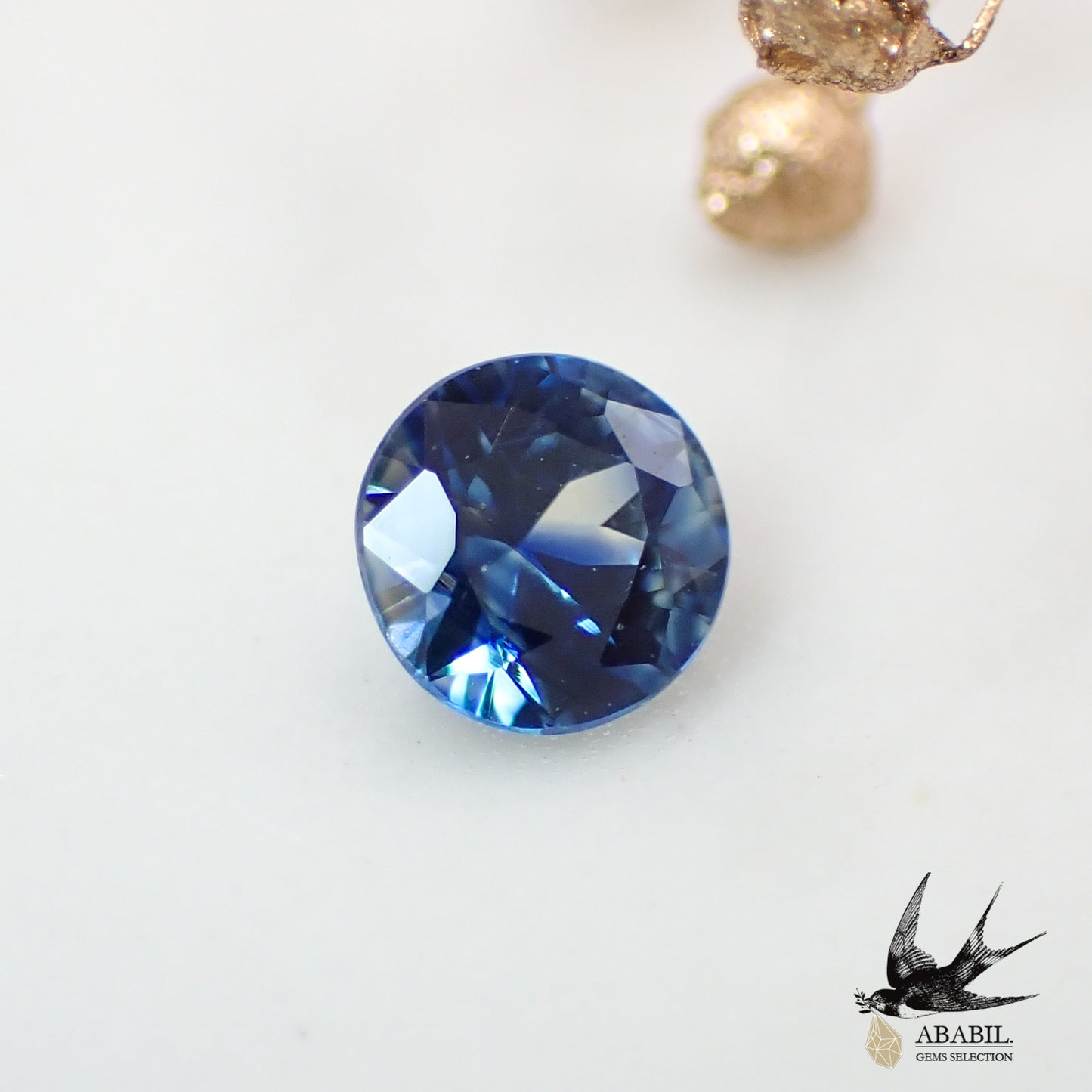 Natural bicolor sapphire 0.263ct [Africa] Blue yellow 