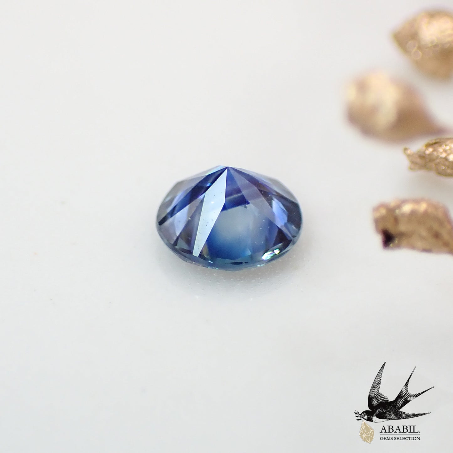 Natural bicolor sapphire 0.263ct [Africa] Blue yellow 