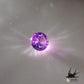 Natural bicolor sapphire 0.117ct [Tanzania] Nebula-like color Fluorescence 