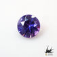 Natural bicolor sapphire 0.138ct [Tanzania] Nebula-like color Fluorescence 