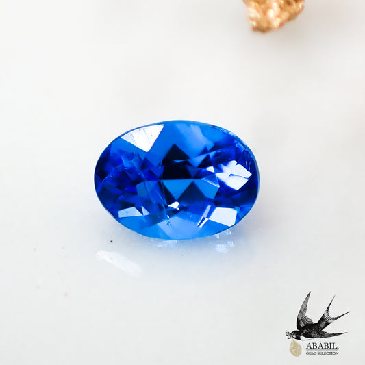 Natural Hauynite 0.098ct [Germany] ★ Vivid blue ★ Neon, fluorescence 