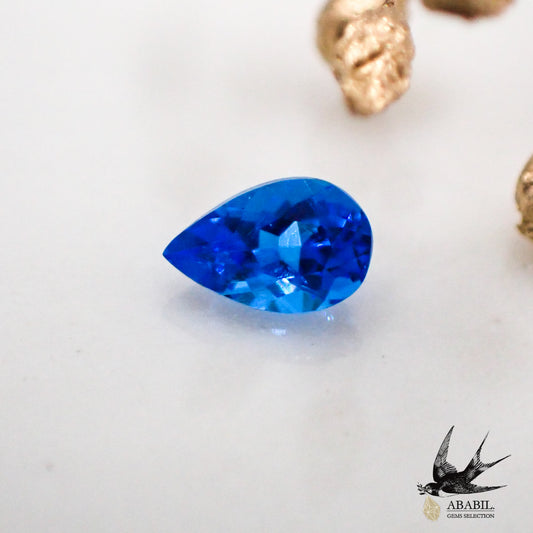 Natural Hauynite 0.08ct [Germany] ★ Vivid blue ★ Neon, fluorescence 