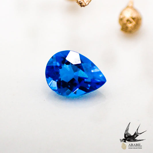 Natural Hauynite 0.136ct [Germany] ★ Vivid blue ★ Neon, fluorescence
