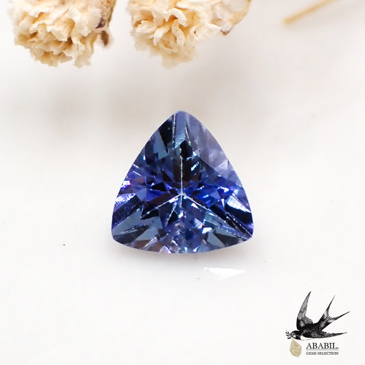 天然雙色坦桑石（黝簾石）0.408ct [坦桑尼亞] Multicolor gemstone 