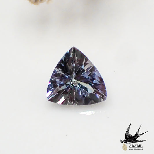 Natural bicolor tanzanite (zoisite) 0.527ct [Tanzania] Multicolor gemstone 