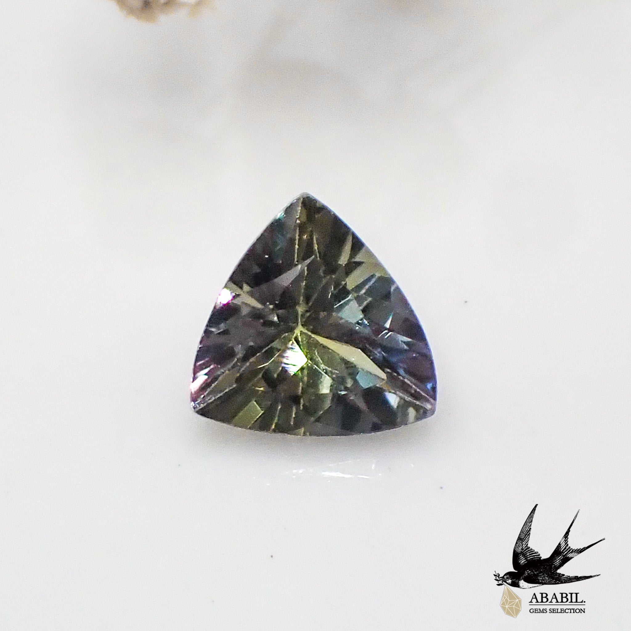 天然バイカラータンザナイト（ゾイサイト）0.527ct【タンザニア】☆多