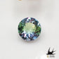 天然雙色坦桑石（黝簾石）0.73ct [坦桑尼亞] Multicolor gemstone 