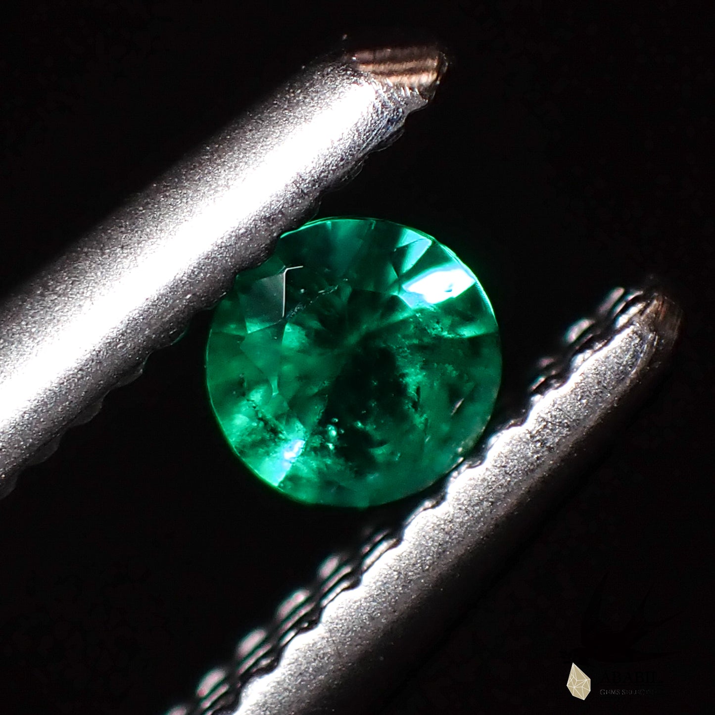 Natural emerald 0.058ct [Colombia] ★Brilliant green ★With So 