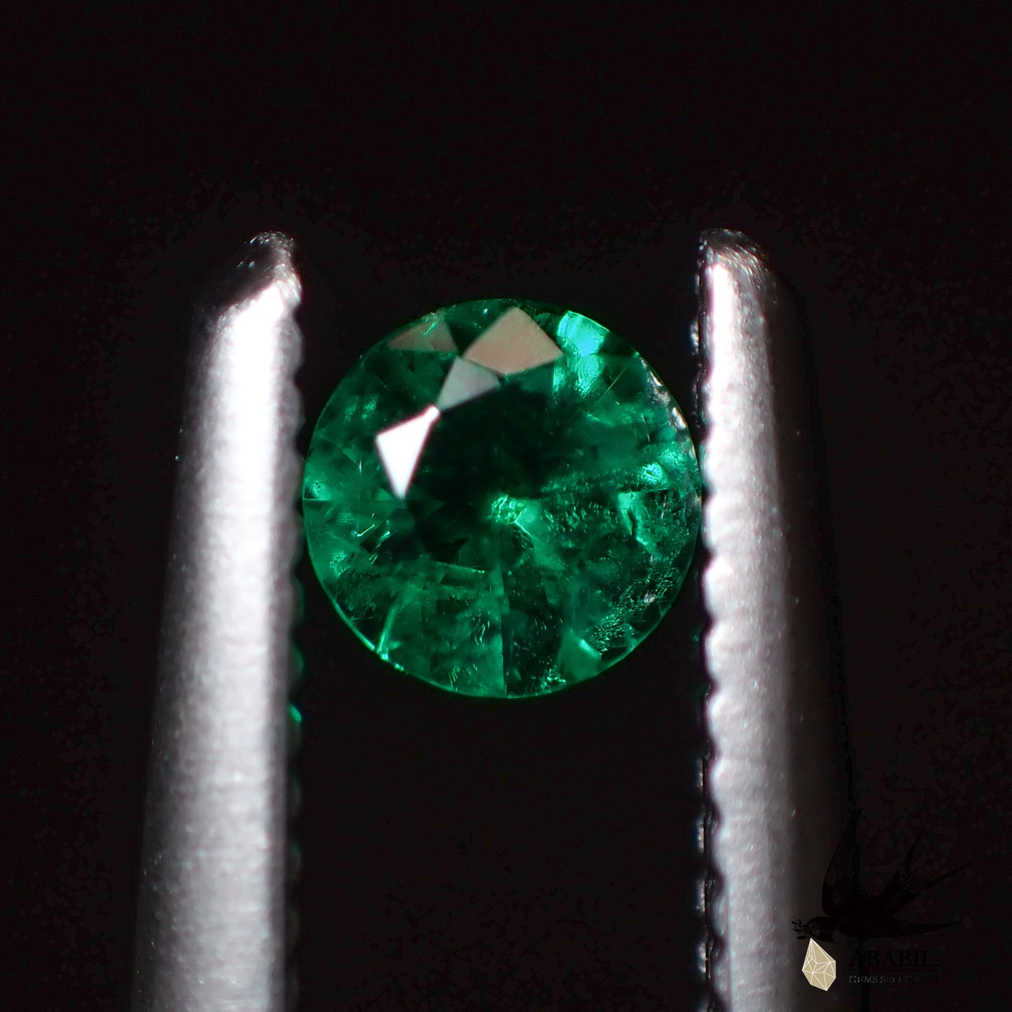 Natural Emerald 0.103ct [Colombia] ★Brilliant green ★With So 