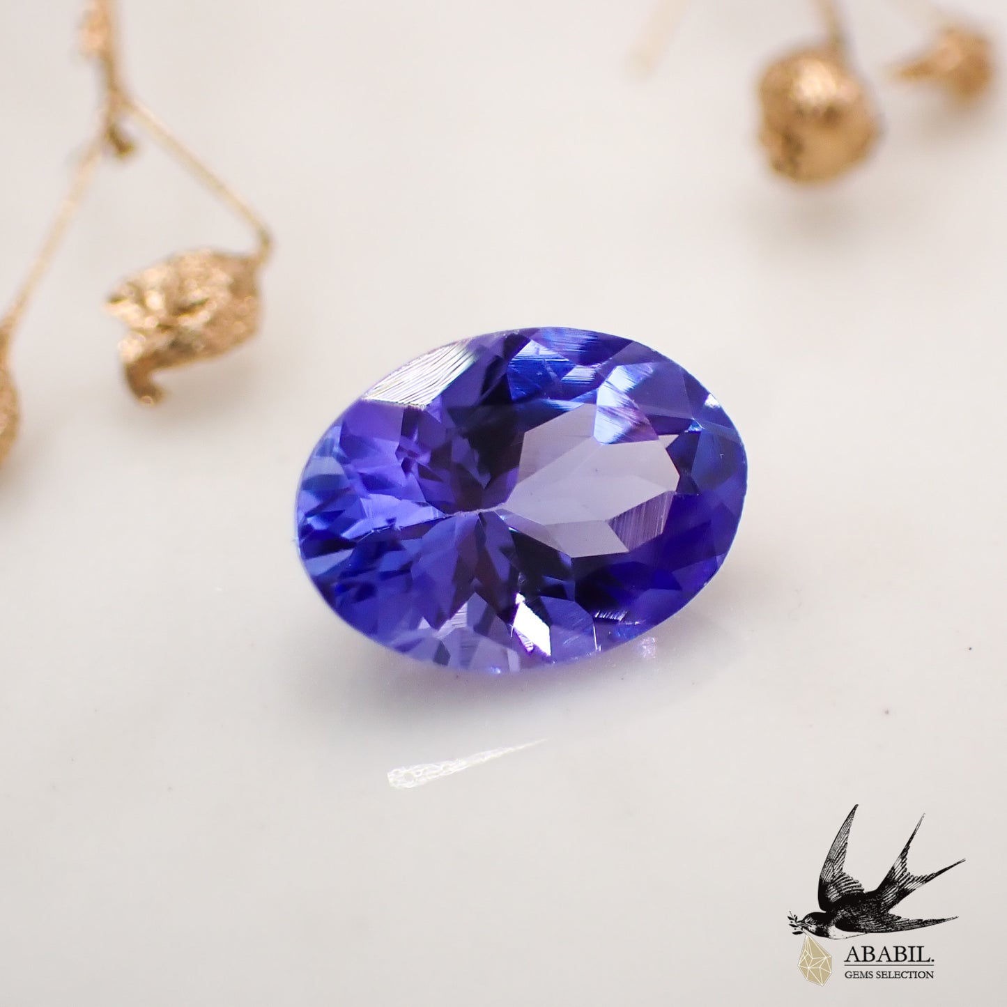 Natural tanzanite 0.599ct [Tanzania] ★Dark high quality ★Discoloration gem★ 