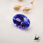 Natural tanzanite 0.599ct [Tanzania] ★Dark high quality ★Discoloration gem★ 