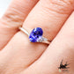 Natural tanzanite 0.599ct [Tanzania] ★Dark high quality ★Discoloration gem★ 