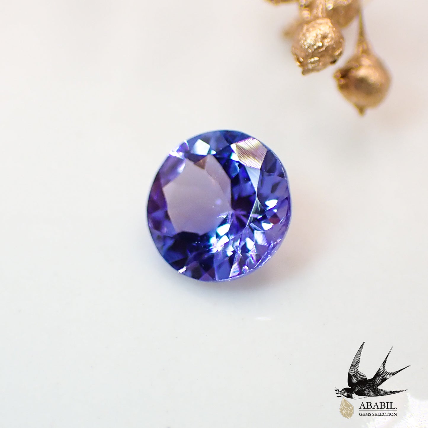 Natural tanzanite 0.759ct [Tanzania] ★Dark high quality ★Discoloration gem★ 