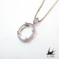 [Empty frame for custom-made jewelry/pendant top] PTWK04