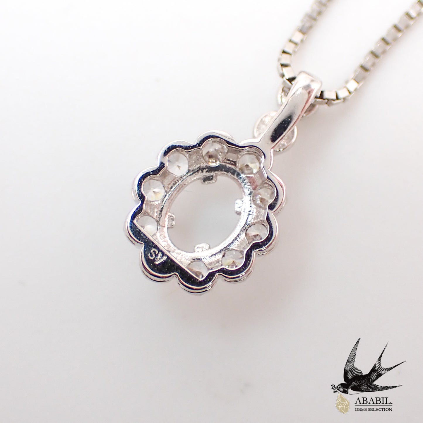 [Empty frame for custom-made jewelry/pendant top] PTWK06