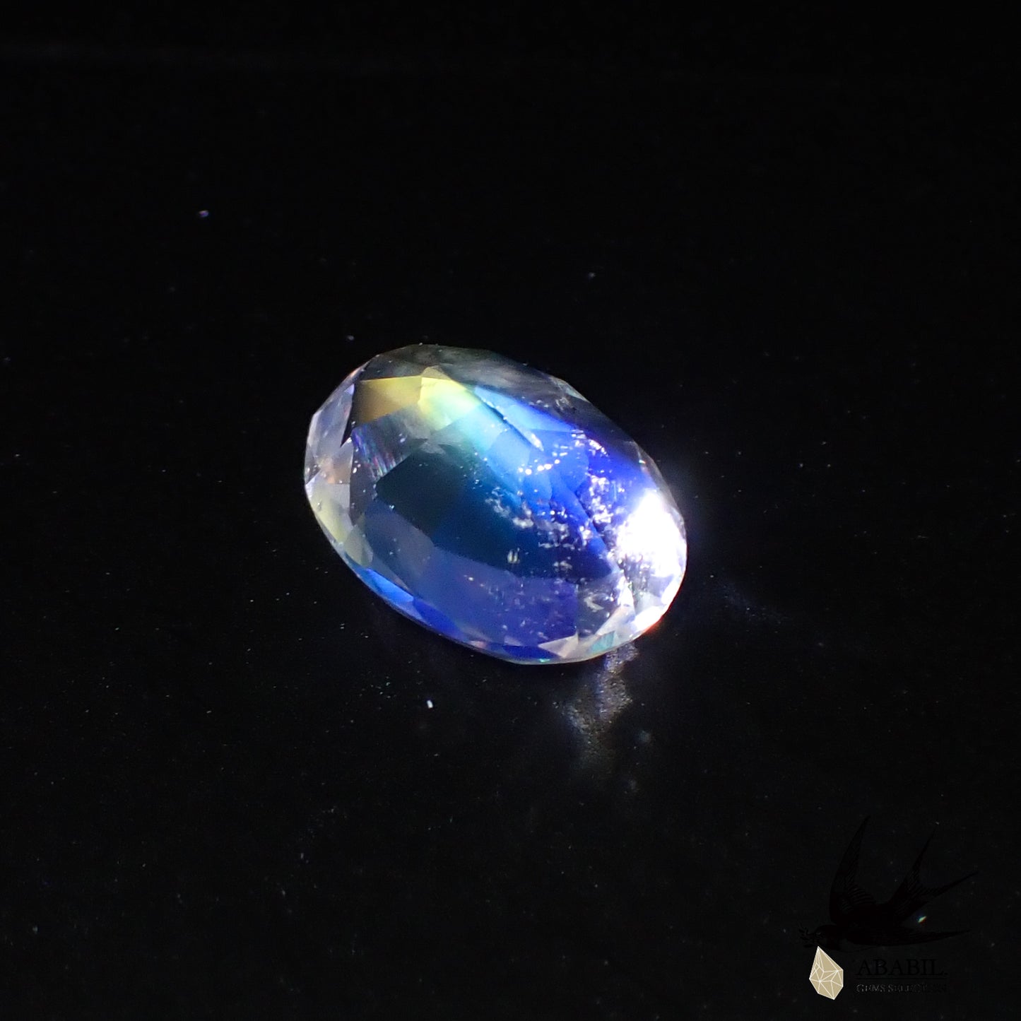 Natural Rainbow Moonstone 1.194ct [Madagascar] Andesine Labrador 