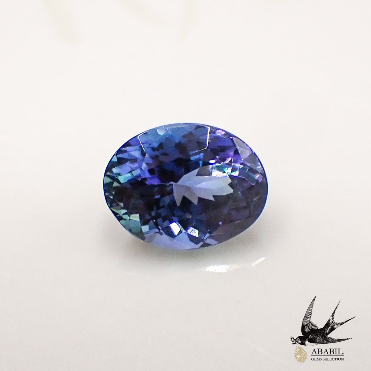 Natural high quality bicolor tanzanite (zoisite) 2.15ct [Tanzania] Dark 