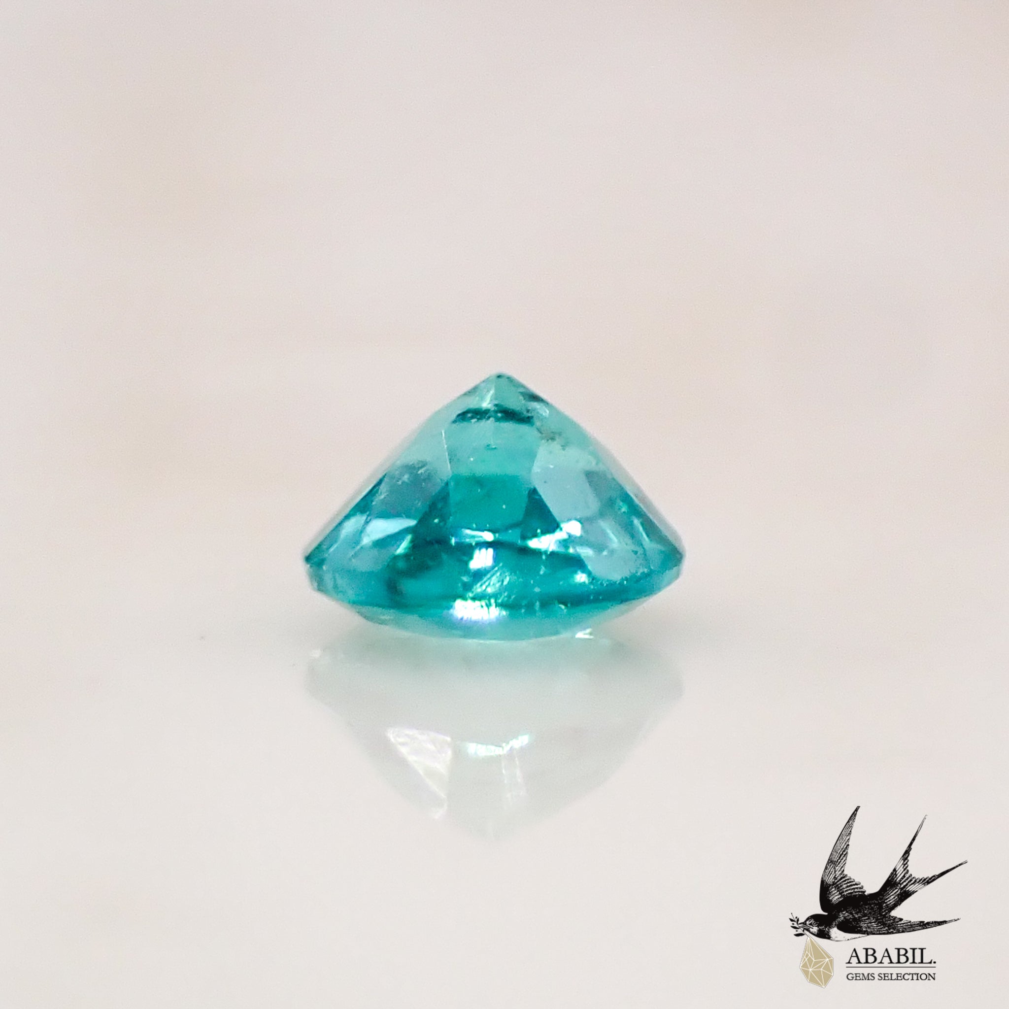 天然パライバトルマリン0.06ct【ブラジル】☆ネオンブルー、蛍光色