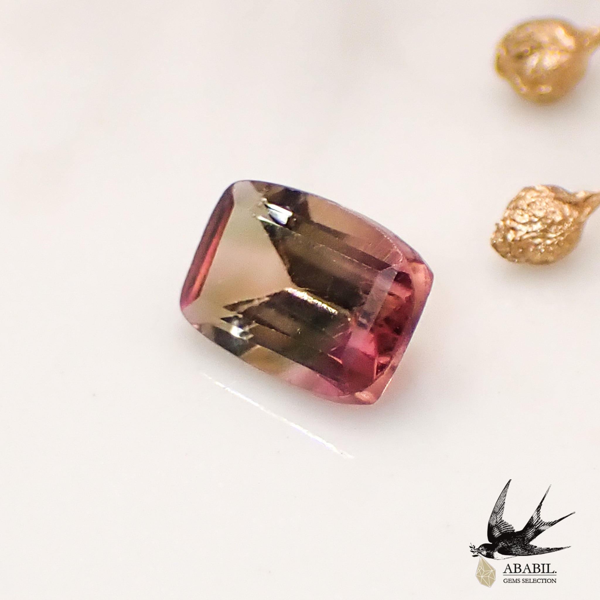 天然バイカラートルマリン 0.67ct【コンゴ】☆バイカラー☆ – ABABIL.gems