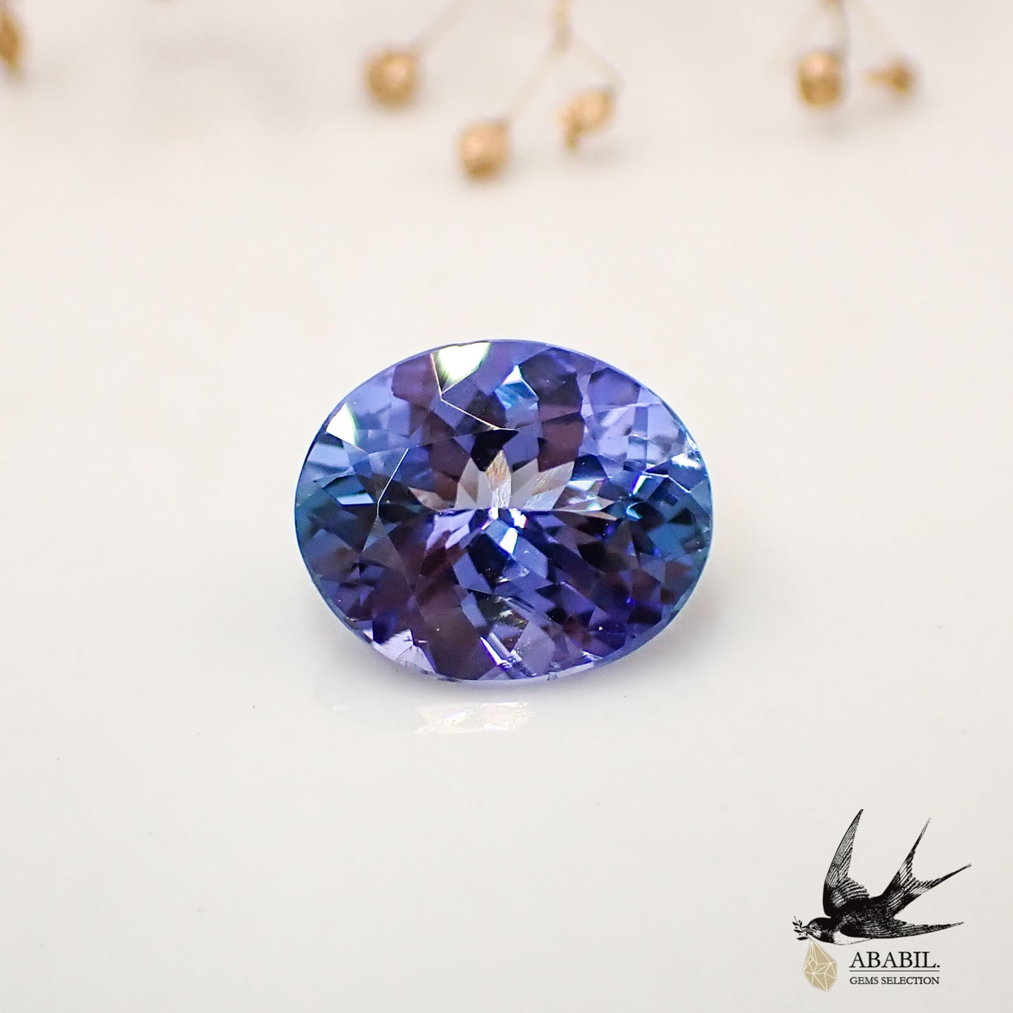 Natural high quality bicolor tanzanite (zoisite) 4.66ct [Tanzania] Dark 