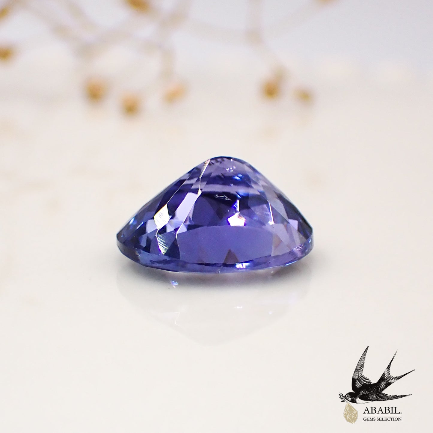 Natural high quality bicolor tanzanite (zoisite) 4.66ct [Tanzania] Dark 