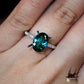 Natural green blue tourmaline 1.955ct [Brazil] ★Large brilliance and glossiness★ 
