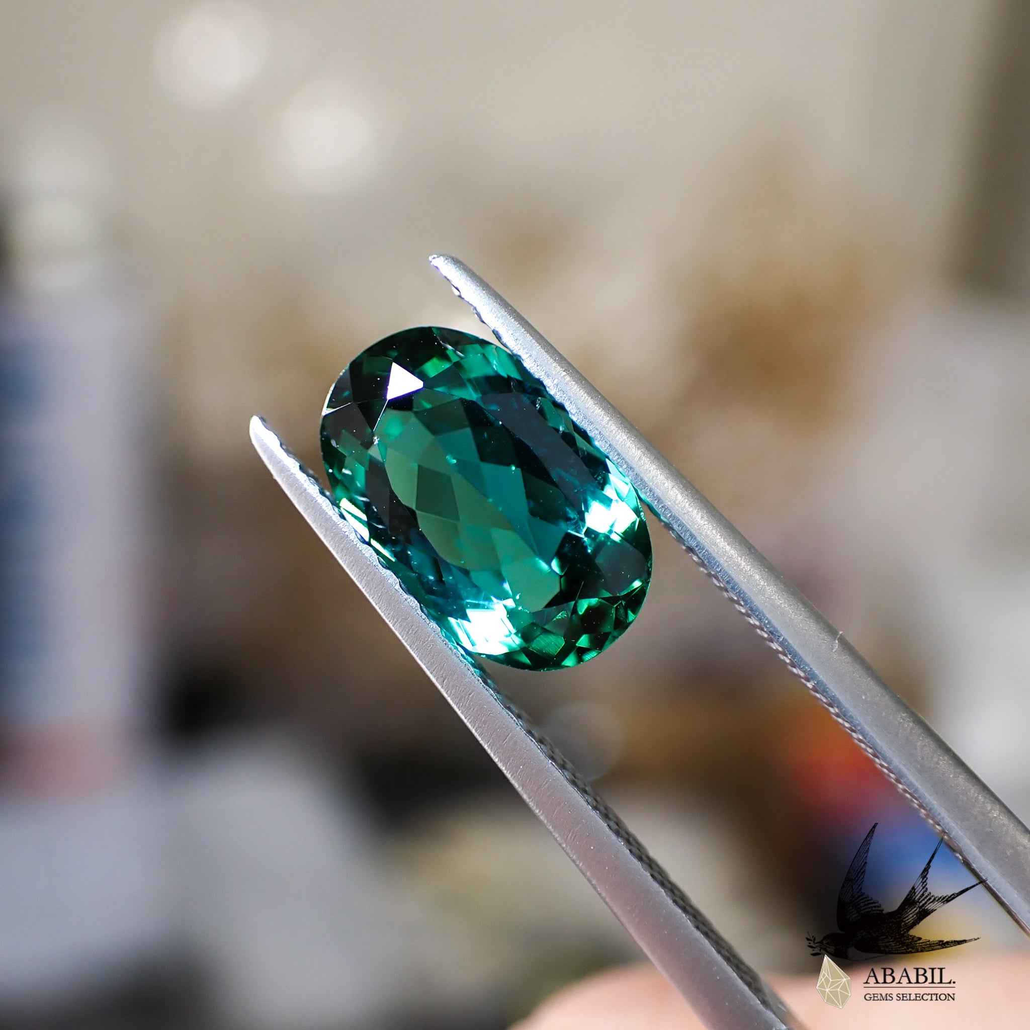 天然グリーンブルー トルマリン 1.505ct