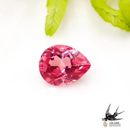 Natural hot pink spinel 0.35ct [Tanzania] ★Fluorescence★ 