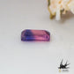 Natural bicolor sapphire 0.127ct [Madagascar] Bewitching pink and blue fluorescence 