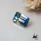 Natural bicolor sapphire 0.128ct [Madagascar] ★Light yellow and blue