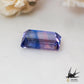 Natural bicolor sapphire 0.155ct [Madagascar] ★Light pink and blue fluorescence 