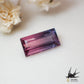 Natural bicolor sapphire 0.264ct [Madagascar] ★Raspberry and purple fluorescence 