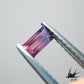 Natural bicolor sapphire 0.264ct [Madagascar] ★Raspberry and purple fluorescence 