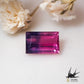 Natural bicolor sapphire 0.298ct [Madagascar] Bewitching red purple and purple fluorescence 