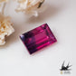 Natural bicolor sapphire 0.298ct [Madagascar] Bewitching red purple and purple fluorescence 